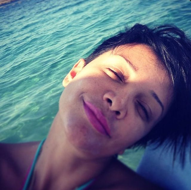 Güzel sunucu Evrim Akın'ın Instagram pozları