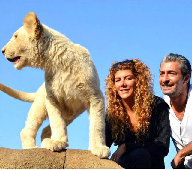 İki hafta önce eşi ve oğlu ile birlikte Güney Afrika'ya uçan Petekkaya, burada safariye katılırken, vahşi hayvanlarla çektirdiği fotoğrafları da sosyal medya aracılığı ile takipçileri ile paylaştı.