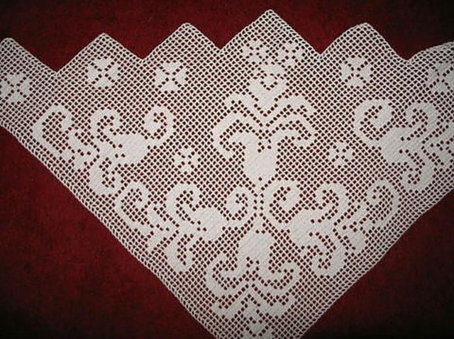 Her yere serpiştirilmiş dantelli örtüler
