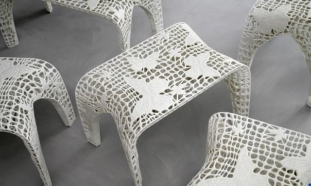 Evin her yerinde göze çarpan danteller...