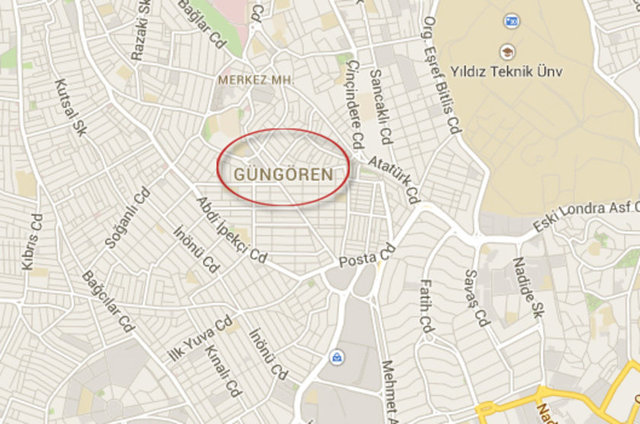 GÜNGÖREN - Nüfus: 271,874 - Tahmini ölü sayısı: 2,995 - Tahmini ölüm oranı: %1.1 - Tahmini ağır yaralı sayısı: 4,959 - Tahmini ağır yaralı oranı: %1.8