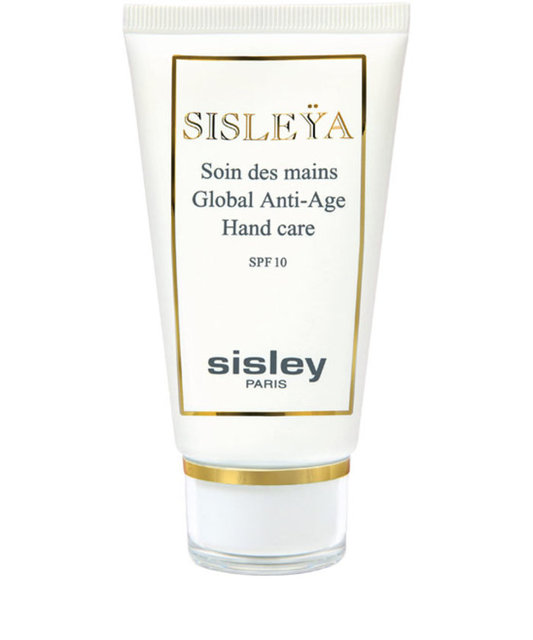 Sisley Sisleya Soin Des Mains Global Anti-Age, yaşa bağlı oluşan lekeleri yok etmeye yardımcı ürün sıkılaştırıcı, nemlendirici, besleyici, koruyucu bir el bakımıdır. Fiyatı 382 TL.