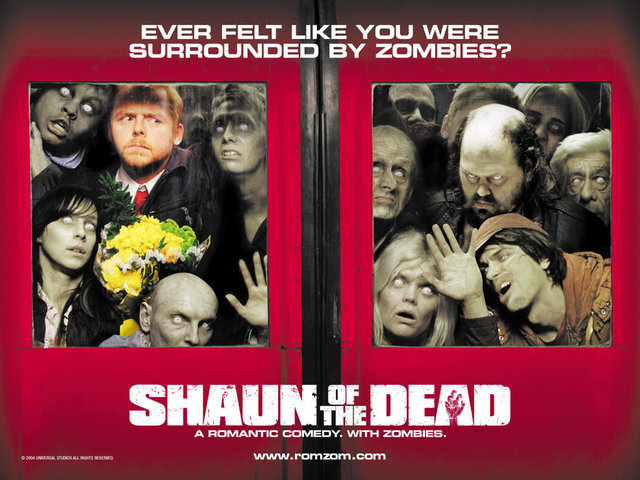 1- Zombilerin Şafağı (Shaun of the Dead) (2004): Bilgisayar oyunu estetiği kullanan bir görsel yapı, İngiliz mizahına yatkın bir ikili ve İngiliz banliyösünün mekanikleşmesine odaklanan alaycı bir dramatik zemin.Edgar Wright, Simon Pegg ve Nick Frost'un
