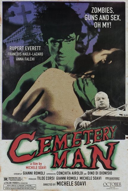6-Cemetery Man (Dellamorte Dellamore) (1994): Francisco Dellamorte ya da Ölülerin Francisco'su (Everett) çapkın bir mezarlık koruyucusudur. Görevi ise mezara girmeden önce zombileşen insanları 'yarı yolda' öldürmektir.