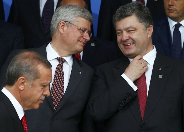 İşte o 'zirve'den fotoğraflar...