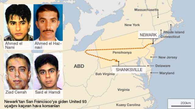 09:28:00 - Üç uçağın kaçırıldığını bilen yetkililer 93 sefer sayılı uçağa kokpiti güvene alma uyarısı yapıyor. Ama 09:28'd harekete geçen korsanlar, tam bu sırada kokpitteki kavga sesi duyuluyor.