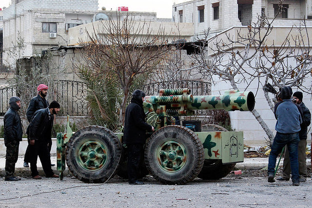 İşte Özgür Suriye Ordusu'nun elindeki el yapımı silahlar