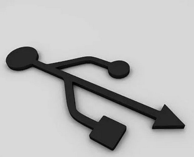 Her üç uçta bulunan farklı şekiller, USB bağlantısı kullanılarak çok sayıda farklı cihazın bağlanabileceğini göstermektedir.