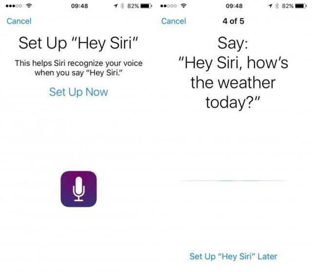 7. Siri'ye sesini öğret - Siri'ye iOS 9'la birlikte ses tanıma özelliği geldi. Bir kez "Hey, Siri" komutunu aktive edince Siri sadece sizin sesinize duyarlı oluyor ve sadece size yanıt veriyor.