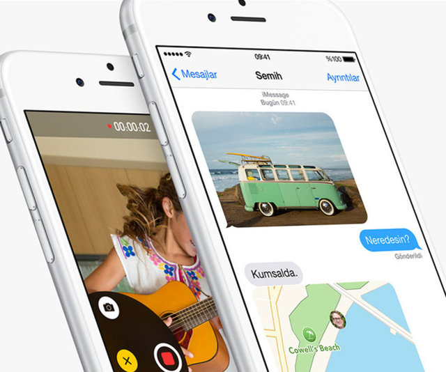 Sesli olarak mesajlaşabiliyor.