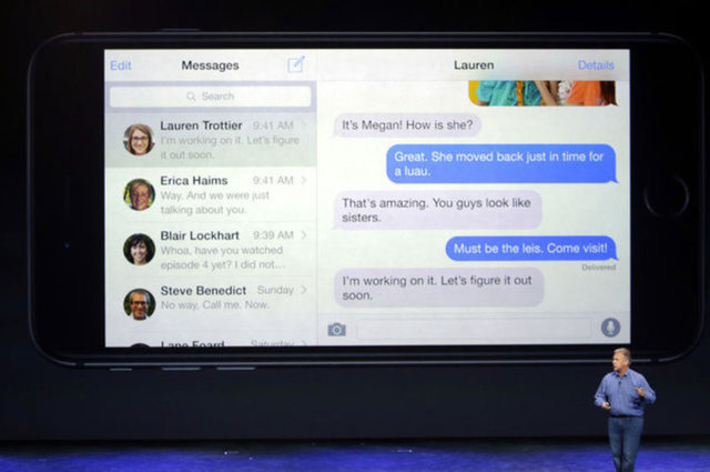 5.5 inç ekrana sahip olacak olan yeni iPhone, beklendiği gibi bir Phablet yani telefon tablet boyutunda.