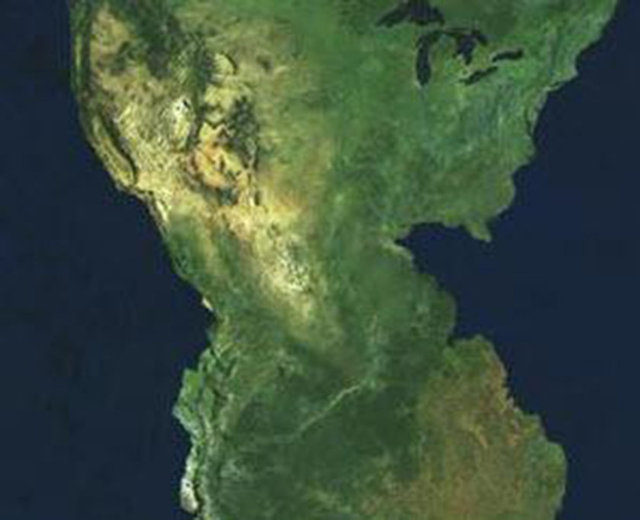 Meksika'nın olduğu Kuzey ve Güney Amerika'yı birleştiren topraklar da görmeyeli bir hayli genişlemiş.