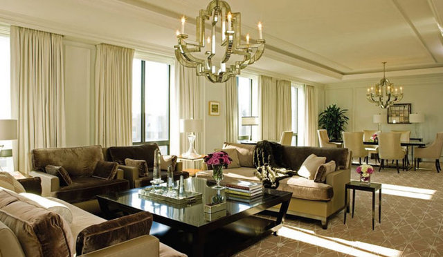 Four Season Hotel, Washington -  - 370 metrekare alanda yer alan suitte 8 oda, televizyon odası, spor salonu ve bir teras bulunuyor.