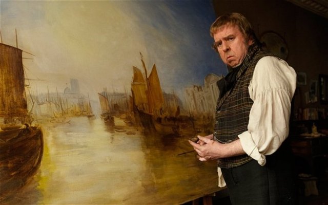 Usta yönetmen Mike Leigh imzalı eser Cannes Film Festivali'nde Nuri Bilge Ceylan'la yarışıp Timothy Spall'a 'En İyi Erkek Oyuncu' ödülü getirmişti. - Oscar şansı: Spall, Cannes başarısı sebebiyle en kötü ihtimalle ilk sekizde...