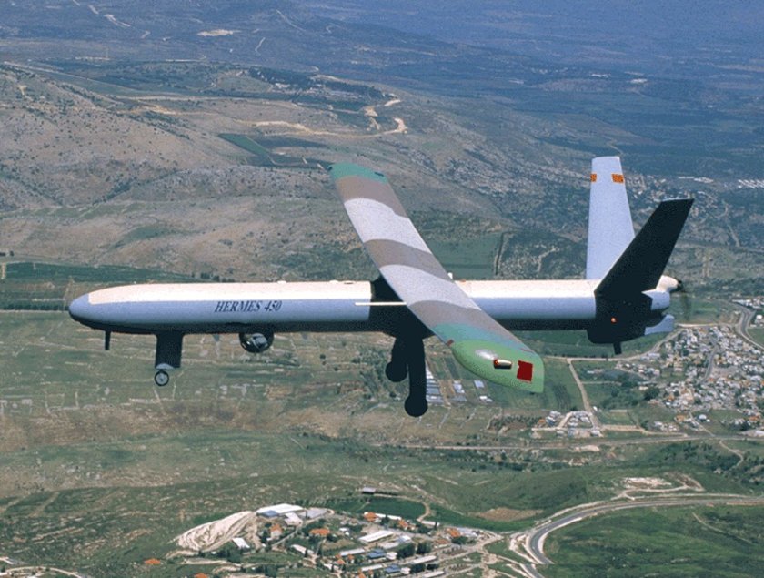 <p>Hermes 450 Ülke: İsrail Kullanan: Hava Kuvvetleri Ağırlığı: Normal Sayısı: Bilinmiyor</p>