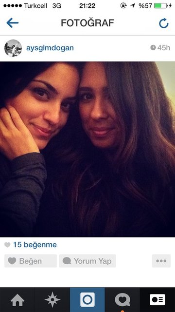 Ayşegül Melisa Doğan'ın Instagram pozları
