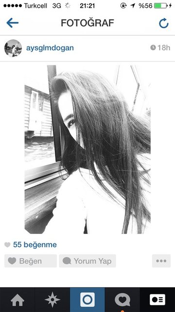 Ayşegül Melisa Doğan'ın Instagram pozları