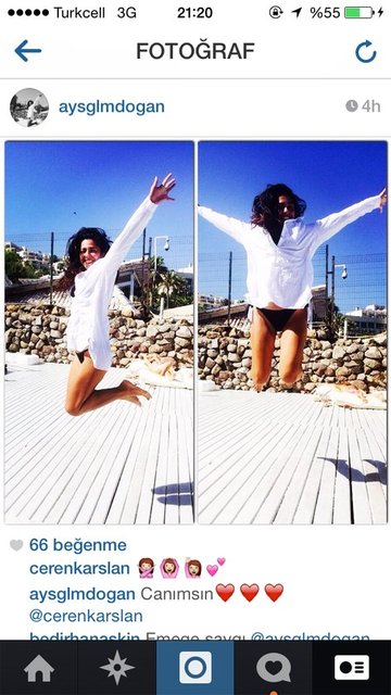 Ayşegül Melisa Doğan'ın Instagram pozları