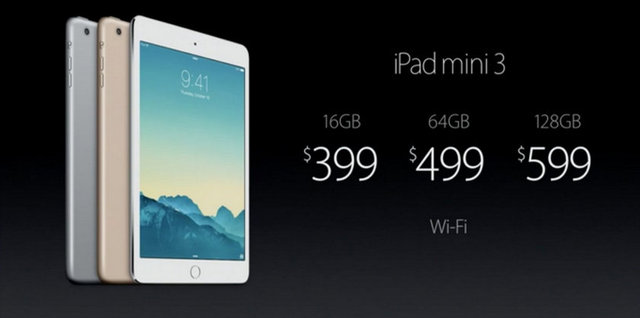 İpad Mini 3 ve ABD fiyatları....