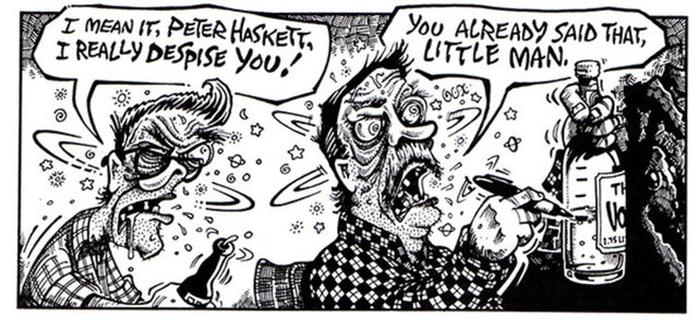 Gösterişli bir homoseksüel olan Peter Haskett ve sinirli bir homofobik olan Raymon Huffman'in nefret dolu kavgaları komşuları Eddie ve Mitch'in hayatlarından endişe etmelerine bunun sonucunda da komşularının kavga seslerini kaydetmelerine sebep olmuştur.