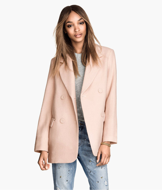 H&M yünlü kaban: 169 TL