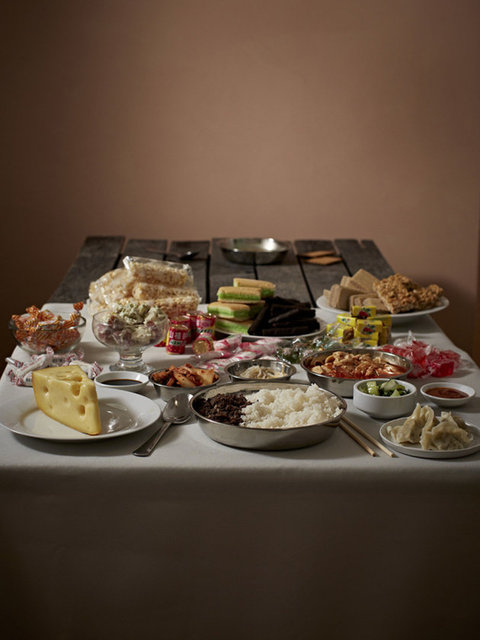 Kuzey Kore - Zengin sofrası