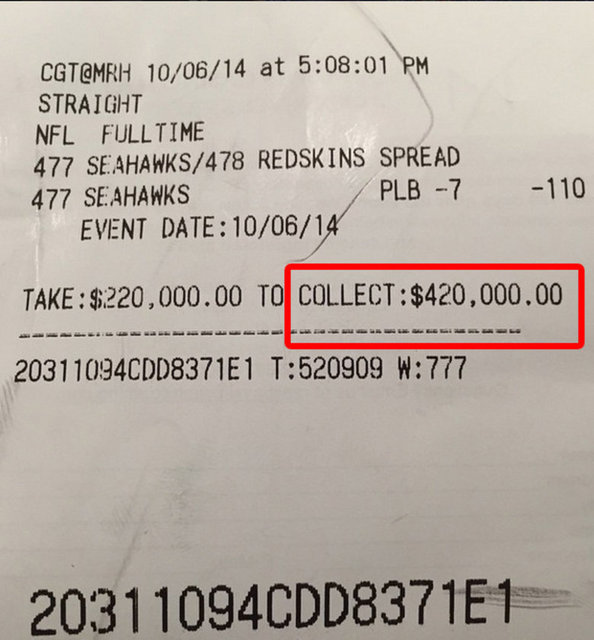 Ünlü boksörün bu bahisten kazandığı para ise 420 bin dolar!