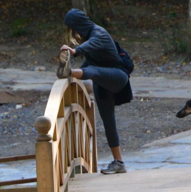 Avşar, önceki gün de Belgrad Ormanı'nda koşudaydı.