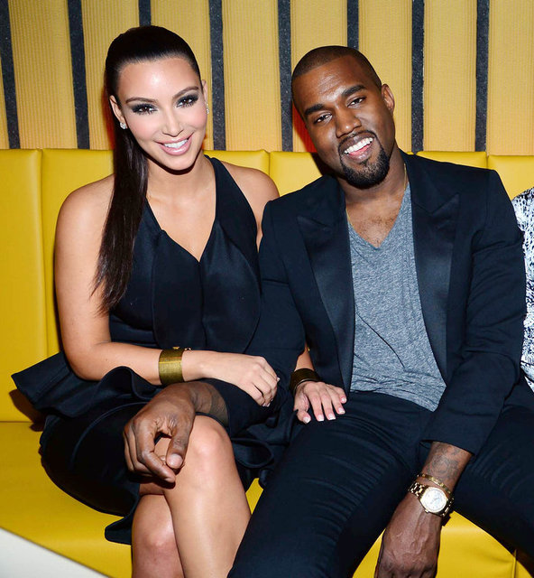 Kim Kardashian, dünyaca ünlü rap yıldızı Kanye West'le evli...