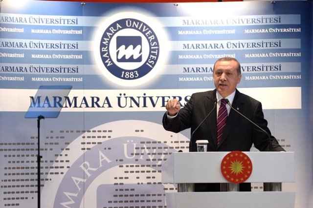 Cumhurbaşkanı Recep Tayyip Erdoğan, Marmara Üniversitesi'nin Akademik Yılı Açılış Töreni'nde yaptığı konuşmada,