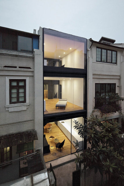 En İyi Eski ve Yeniyi Harmanlama (Çin) -  - Neri&Hu'dan  Rethinking the Split House .  bir zamanlar virane bir yol kenarı evi olan yapı restorasyonlarla ayrık apartman serilerine dönüştürülmüş.  -