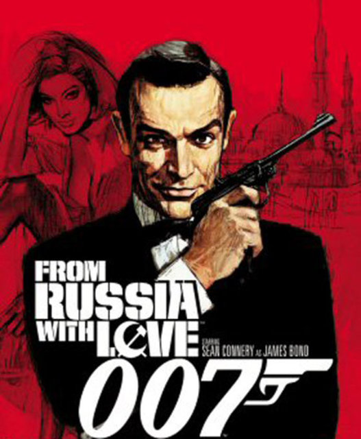 2. Rusya'dan Sevgilerle (1963) - Bir çok otorite tarafından çekilmiş en iyi James Bond filmi olarak kabul edilir. Ajan 007 Lektor diye bilinen bir Rus kodlama cihazının peşindedir.