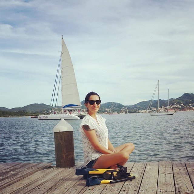 BAŞAK SAYAN  - Karayiplerde dalmayı öğreniyorum