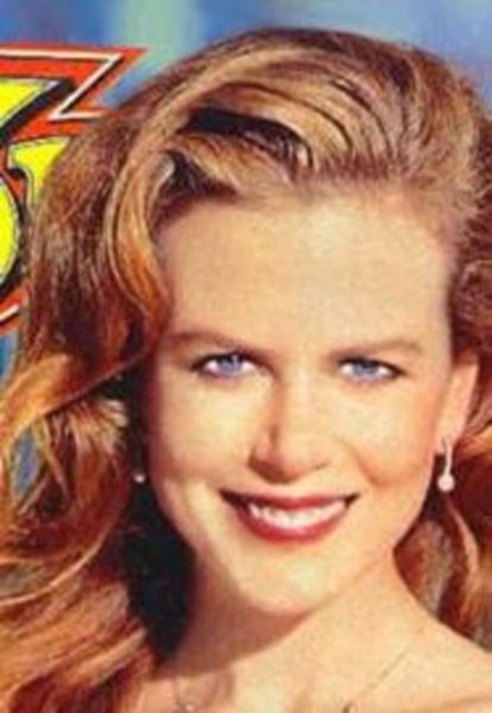 Nicole Kidman'ın 20'li yaşlarındaki görüntüsü.