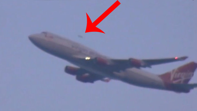 Uçak hayranı bir kişi tarafından yakalanan görüntülerdeki tanımlanamayan cismin montaj mı yoksa gerçek mi olduğu konusunda spekülasyonlar devam ediyor.