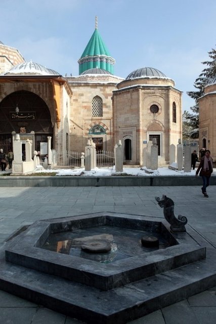 Konya'da Mevlana ziyareti.