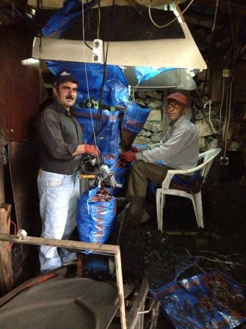 Meydana gelen su baskınından önce maden ocağından görüntüler...