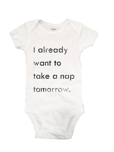 "Şimdiden yarın için şekerleme yapma planım var"