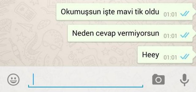 Bu sayede WhatsApp'ta 'mesajı görmedim' ya da okumadım' gibi bahanelerin sonu gelmiş oluyor.