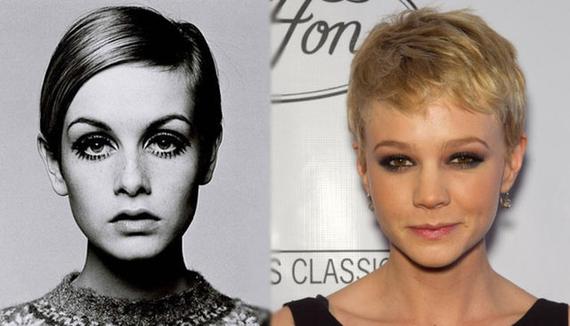 Ünlü model "Twiggy" ve adıyla özdeşleşen kısa saç kesimi