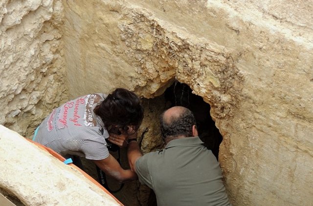İşte kazı alanından görüntüler...