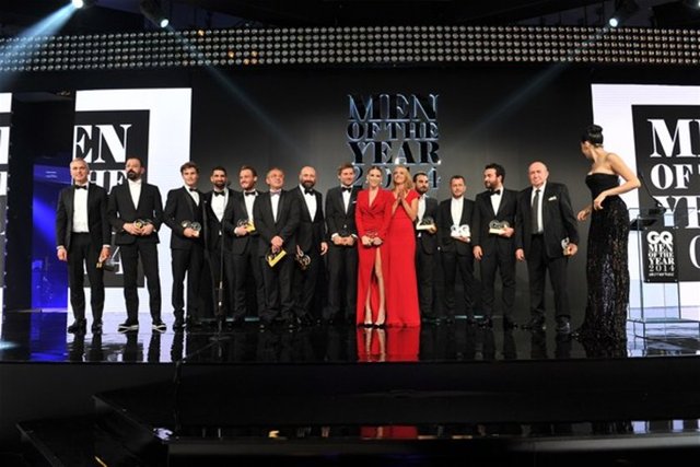 GQ Türkiye, 2014'te başarıları ve tarzlarıyla dikkat çeken erkekleri ve yılın kadınını seçti. 'GQ Men Of The Year' ödül töreni önceki akşam Four Seasons Hotel Istanbul At The Bosphorous'da gerçekleşti.
