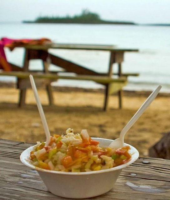 16. Bahama usulü salata (Bahamalar)