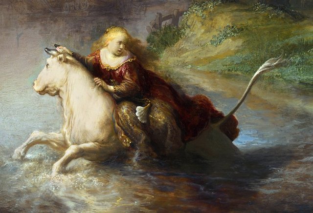 Her yıl yeni bir ay girdiğinde ve boğa burcunda doğmaya başladığı gün bitiminde Babilliler, şans getirdiğine inandıkları altın boynuzlu bir boğayı kurban ederlerdi. Bu efsanelerden çok , çapkınlıklarıyla ünlü Zeus'un hikayeleri dilden dile dolaşır.