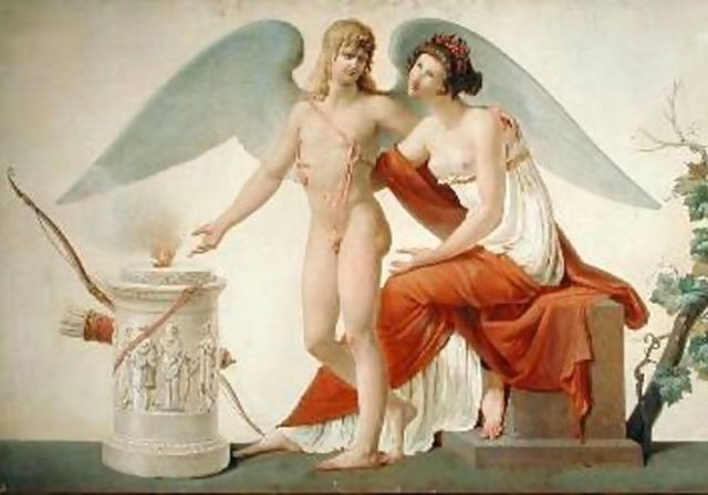 Aşk Tanrısı Cupid'in yaptıkları bazen o denli karışıklıklar çıkarır ki,ortalığı düzeltebilene bravo doğrusu! Venüs ve Cupid'in Tanrı Typhın'dan kaçmaya çalışmaları ve denize dalmaları,