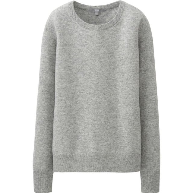 Bisiklet yaka kaşmir kazak. Gri, lacivert ve siyah renkleri tercih ederseniz, çok daha fazla renk ile kullanabilirsiniz.