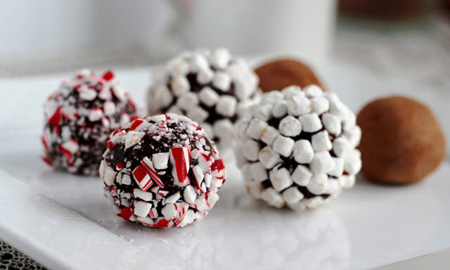 Hot Chocolate Truffles: Sıcak çikolatalı trüf