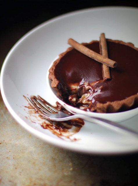 Chocolate And Banana Tart: Muzlu çikolatalı tart