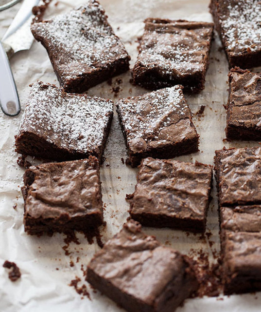 Stout Chocolate Brownies: Stout çikolatalı brownie