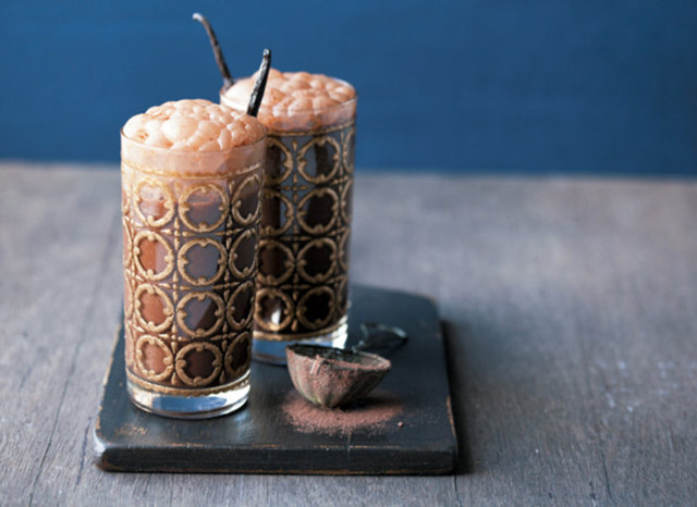 Dark Chocolate Egg Cream: Bitter çikolatalı içecek